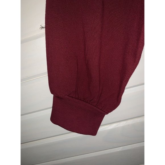 Phoenix Conexion USA Sz XL ART to WEAR Hand Painted Burgundy Red Jacket EUC - Picture 6 of 9